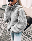 Women’s Ultimate Winter Warm Knitted Turtleneck Sweater