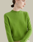 Women’s Warm Slim Fit Sweaters with High Neckline