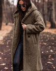 Women's Fashion Long Hooded Coat for Winter