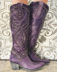 Women’s Outdoor Studded Cowboy Boots