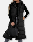 Women’s  Winter Layer Long Quilted Puffer Vest