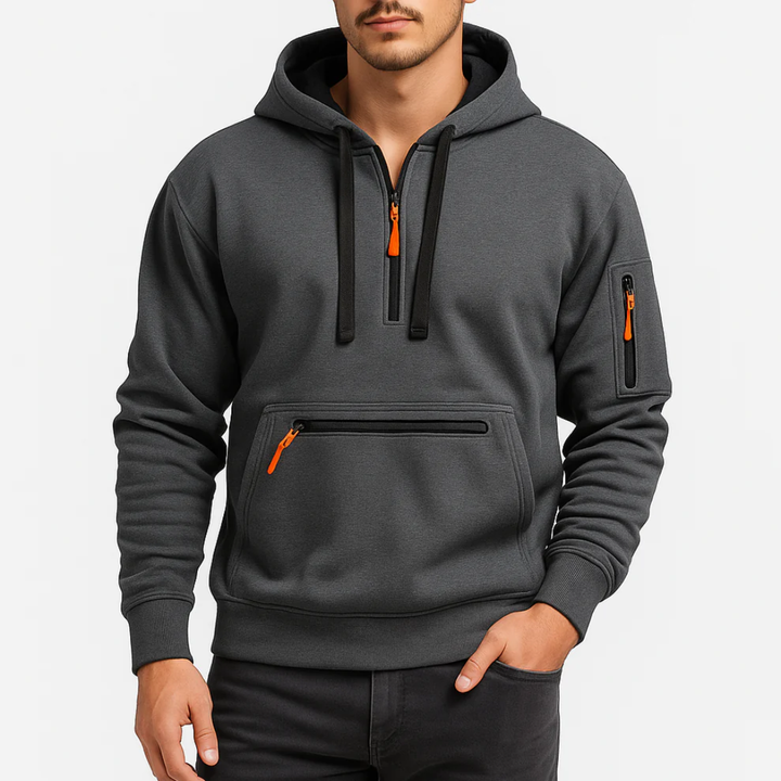 Nimbaro | Hooded Zip Sweater