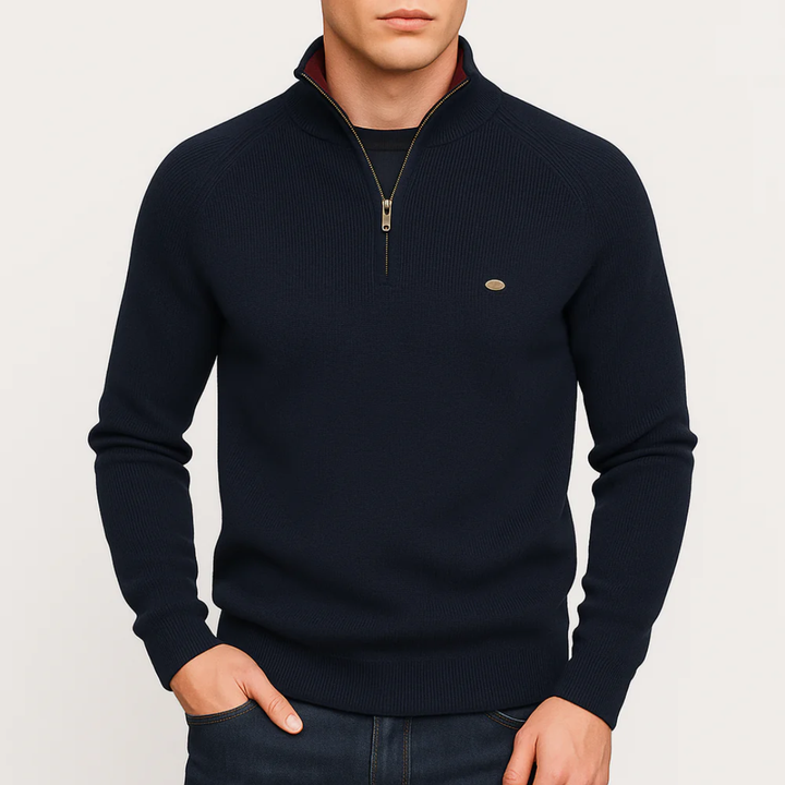 Nimbaro | Cotton Zip Sweater