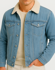 Nimbaro | Fleece Denim Jacket