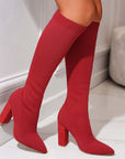 Women’s Versatile Sturdy Knitted Sock Boots