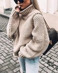 Women’s Ultimate Winter Warm Knitted Turtleneck Sweater