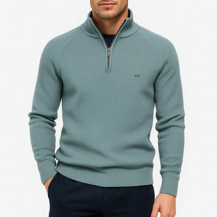 Nimbaro | Cotton Zip Sweater