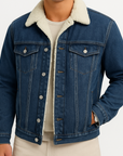 Nimbaro | Fleece Denim Jacket