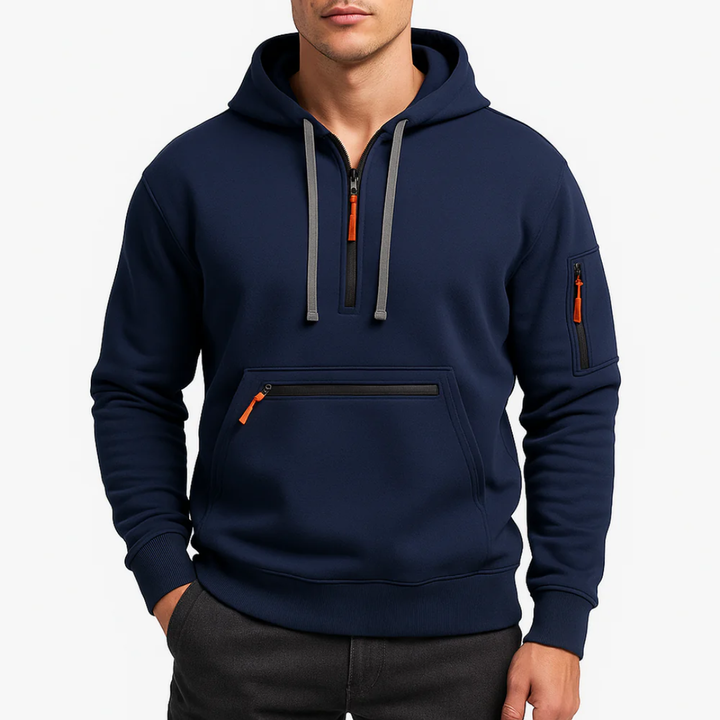 Nimbaro | Hooded Zip Sweater