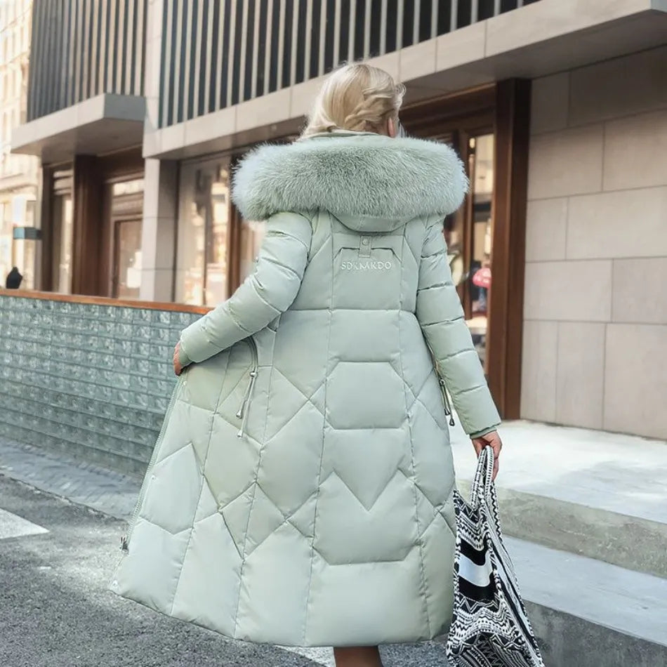 Women’s Winter Hoodie Quilted Coat for Winter
