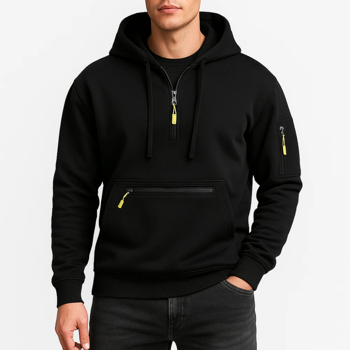 Nimbaro | Hooded Zip Sweater