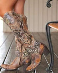 Women’s Outdoor Studded Cowboy Boots