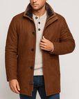 Nimbaro | High Collar Mid-Length Coat