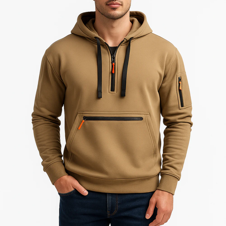 Nimbaro | Hooded Zip Sweater