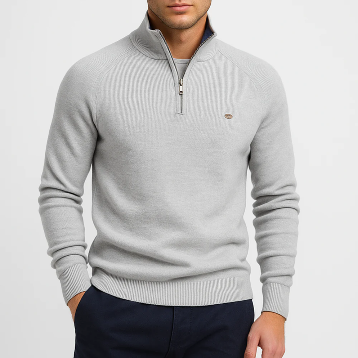 Nimbaro | Cotton Zip Sweater