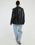 Women’s Minimalist Oversized Outdoor Bomber Jacket