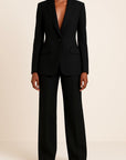 Women's Formal Suit - Classic Long Blazer and Trouser Set