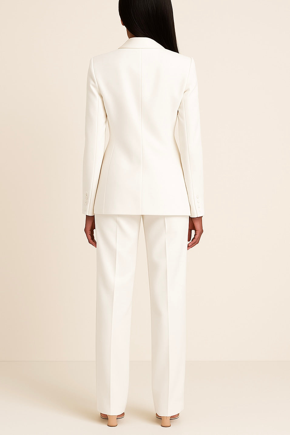 Women's Formal Suit - Classic Long Blazer and Trouser Set