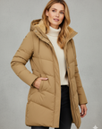 Women’s Plush Winter Hooded Puffer Coat