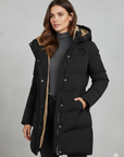 Women’s Plush Winter Hooded Puffer Coat