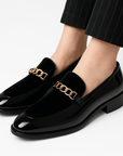Nimbaro | Gatsby Velvet Loafers