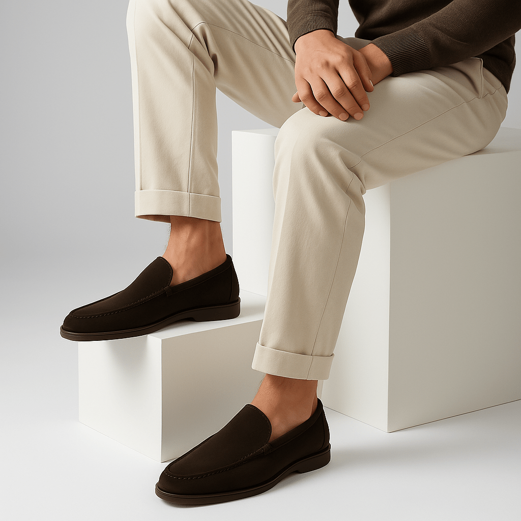 Nimbaro | Low Suede Loafers