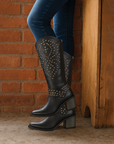 Women’s Studded Knee-High Boots