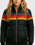 Women’s Colorblock Hooded Puffer Jacket