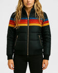 Women’s Colorblock Hooded Puffer Jacket