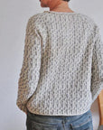 Casual Knitted Boat Neck Sweater for Modern Women