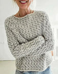 Casual Knitted Boat Neck Sweater for Modern Women
