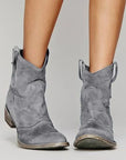 Women’s Cowboy Style Vintage Western Ankle Boots