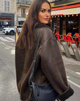 Women’s Stylish Outdoor Fashion Bomber Jacket