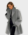 Women's Winter Wide Collar  Long Oversized Coat