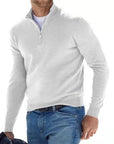Men's Chic Zip V-Neck Warm Sweater