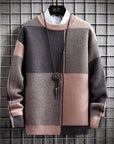 Men's Cozy Warm Knitted Sweater for Winter and Mid-Season