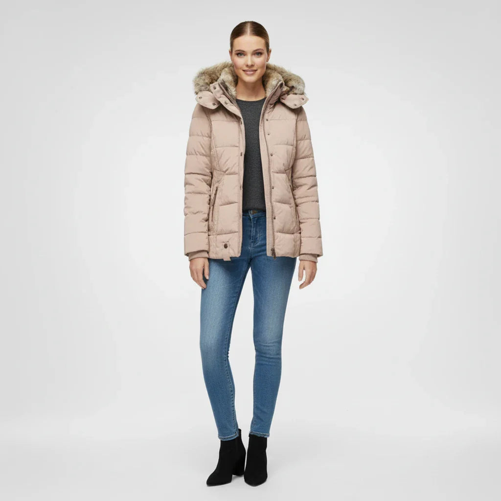 Women’s Winter Silhouette Hooded Puffer Jacket