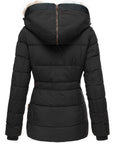 Women’s Fashion Warm Fur Hood Puffer Jacket