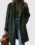 Women’s Plaid Winter Layer Long Coat