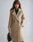 Women’s Winter Long Fashion Belted Button Coat