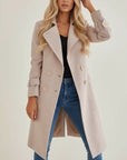 Women’s Double-Breasted Long Coat