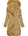 Women’s Long Hooded Puffer Coat
