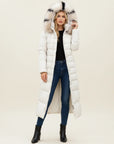 Women’s  Winter Fit Hooded Long Puffer Coat